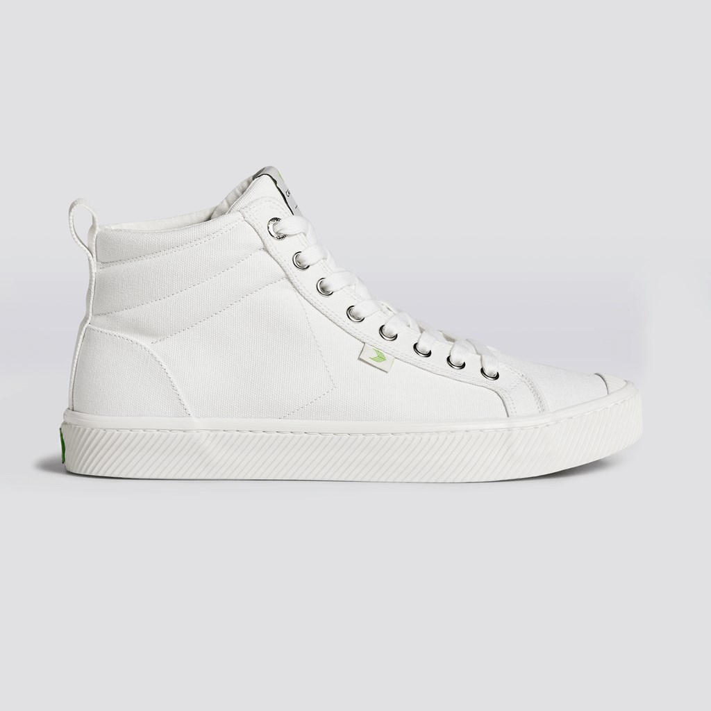 OCA HIGH Cariuma High Top Tela Vegan Off-White Homme | RST-3984202